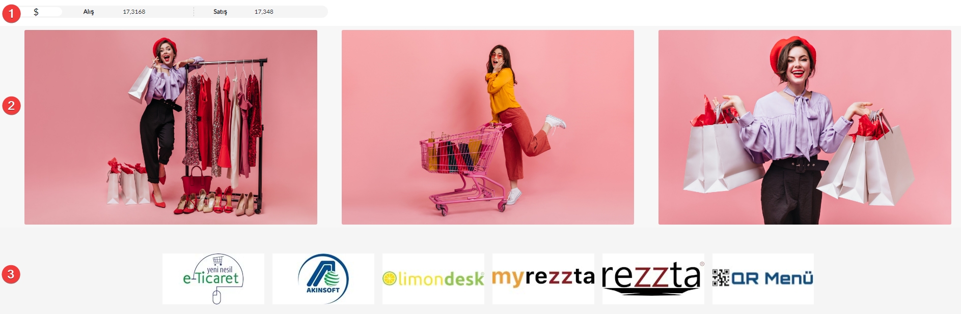AKINSOFT e-Ticaret Programında Tema Özellikleri Şablon – 7 Orta Bölüm