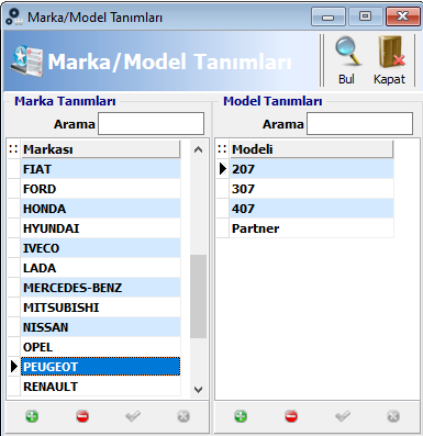 AKINSOFT e-Ticaret Programında Uyumlu Marka Model Tanımlama İşlemleri